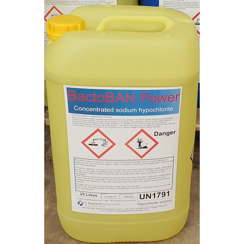 BactoBAN CONCENTRATED Dairy Cleaners for Automated Cleaning